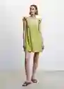 Vestido Pretty-H Verde Talla M Mujer Mango