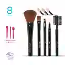 Brocha de Maquillaje Con Puntas Negro Miniso