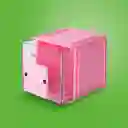 Caja Almacenamiento Pequeña Cerdito Serie Minecraft Rosa Miniso