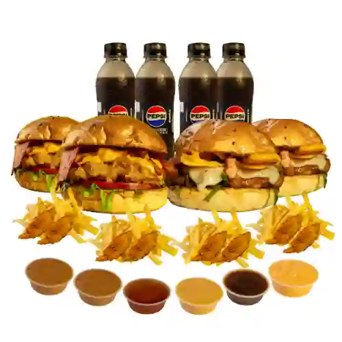 Combo piriburger mixto familiar (nuevo)