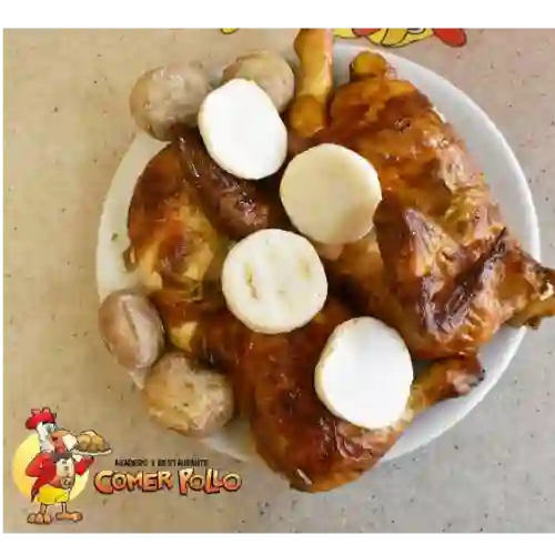 1/2 Pollo Asado Al Carbón