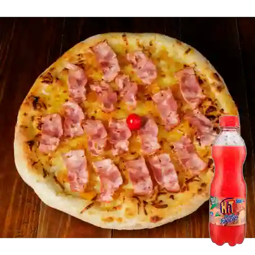 Combo Pizzeta Hawaiana + Hit Frutas Tropicales 500 ml