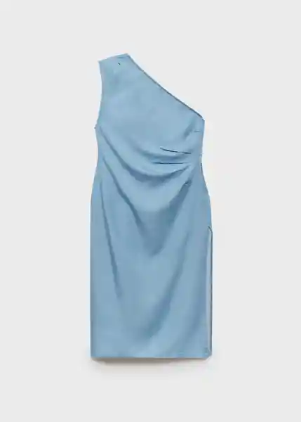 Vestido Mayla Tejano Medio Talla XS Mujer Mango