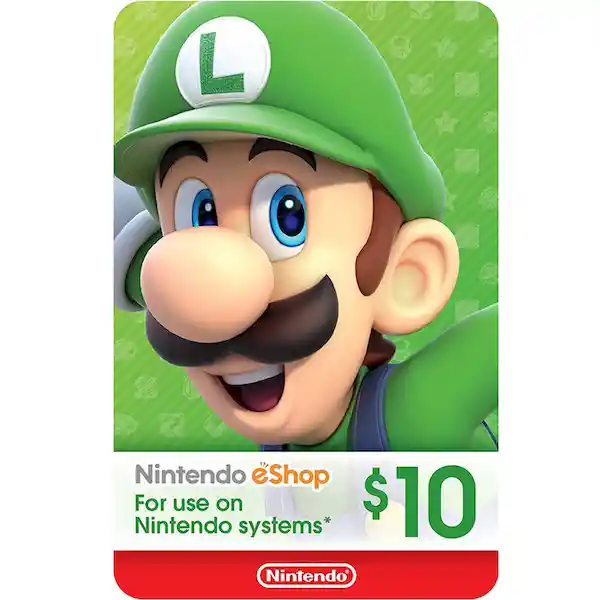 Nintendo Tarjeta Eshop Card Región Estados Unidos $10