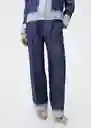 Pantalón Shirty Azul Talla XL Mujer Mango