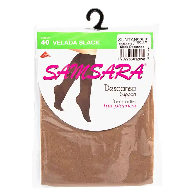 Samsara Media Slack Descanso Support A14792 Negro Talla Única