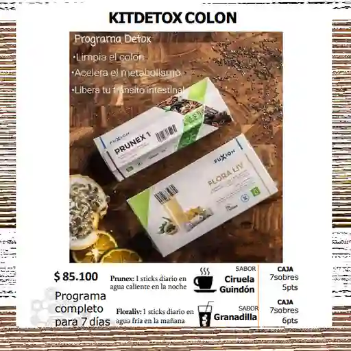 Kit detox colon