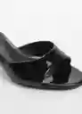 Sandalias Low1 Negro Talla 42 Mujer Mango