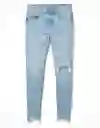 Jean Deshilachado Tomgirl Mujer Azul Talla 10 American Eagle