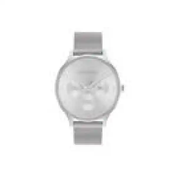 Reloj Timeless Para Mujer Color Plateado 25200104 Calvin Klein