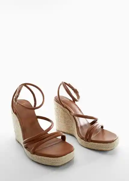 Sandalias Eula 1 Cuero Talla 40 Mujer Mango