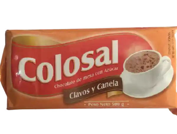 Colosal Chocolate de Mesa con Azúcar Clavos y Canela