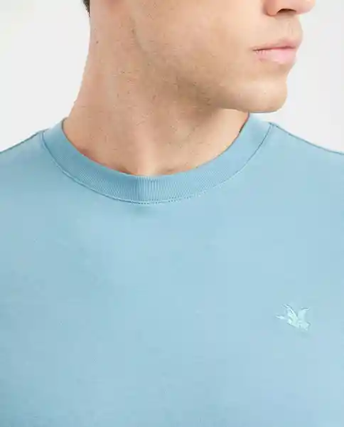 Camiseta Basic Colors Masculino Azul Gélido Oscuro L Chevignon