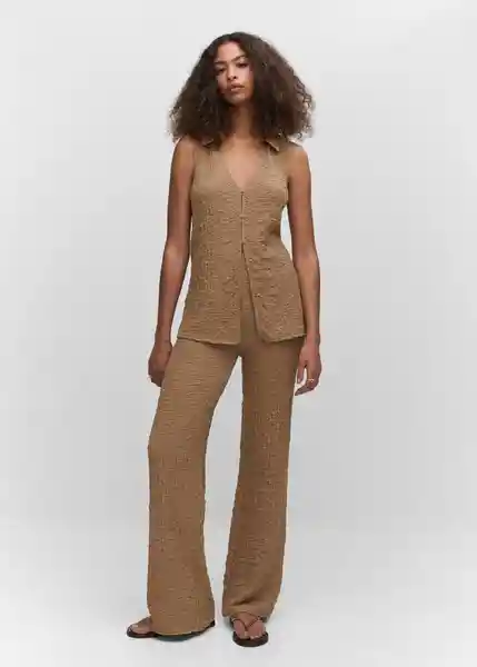 Chaleco Calobra Topo Talla S Mujer Mango