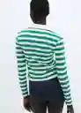Camiseta Nut Verde Talla M Mujer Mango