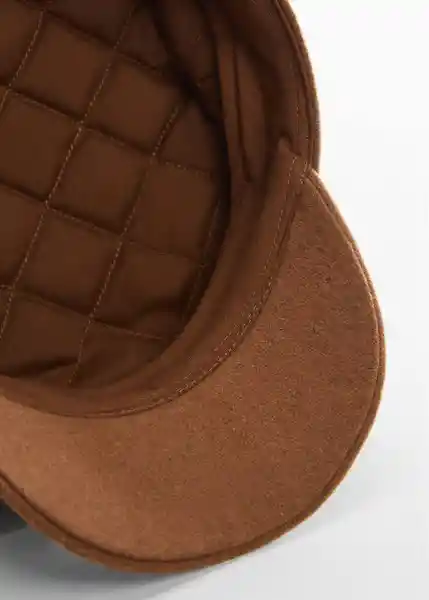 Gorra Nel3 Camel Talla S Mujer Mango