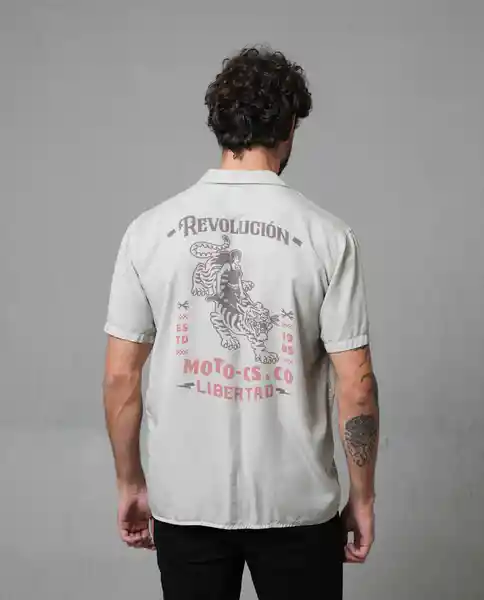Camisa Hombre Gris XXL 112 112G020_GRI154704 Rifle