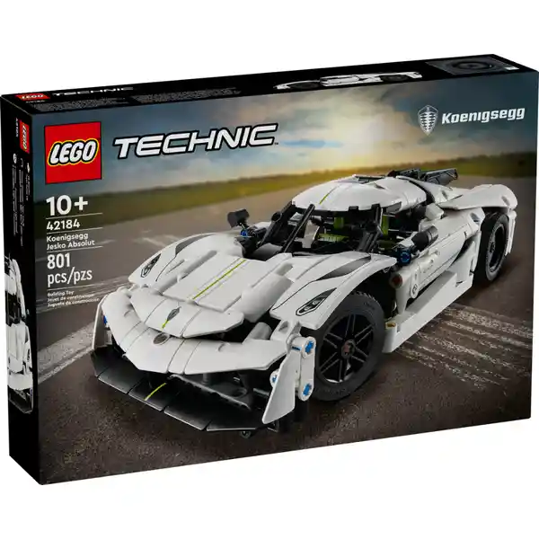 Set Construcción Hipercoche Koenigsegg Jesko Absolut Blanco Lego