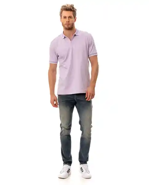 Camisa Polo Morado Talla L Rifle190e001