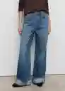 Jean Carlota Tejano Medio Talla 38 Mujer Mango