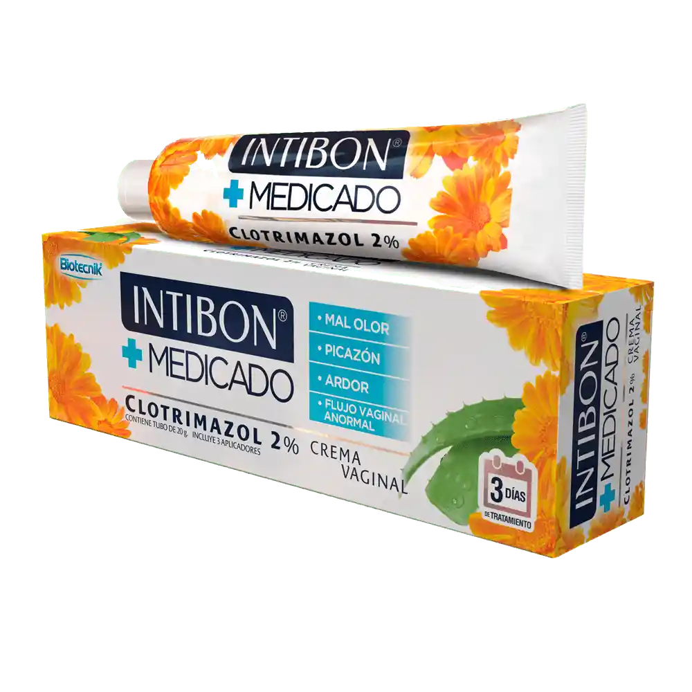 Intibon + Medicado Crema Vaginal (2%)