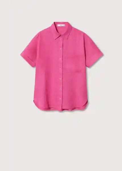 Camisa Pai Rosa Talla 27 Mujer Mango