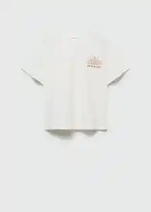 Camiseta Sunrise Off White Talla 14 Niñas Mango