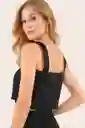 Top Amatista Color Negro Talla M Ragged