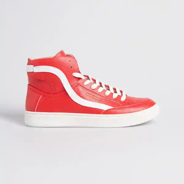 Superdry Tenis Basket Lux Trainer Rojos Talla 12