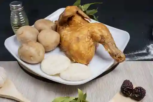 Medio Pollo Broaster