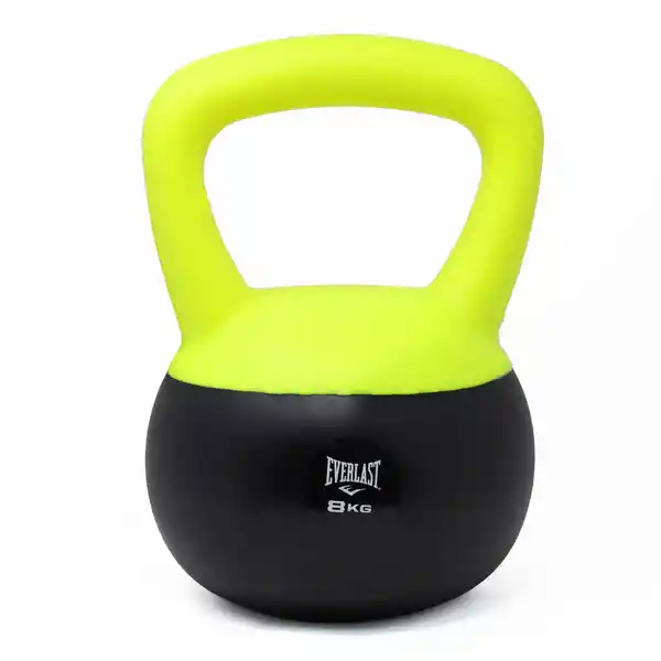 Everlast Kettlebell de Base Suave 8Kg Neón Yellow