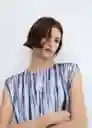 Vestido Zane-W Azul Talla S Mujer Mango