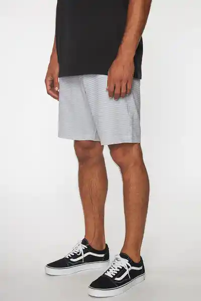 ONeill Bermuda Walkshort Stockton Stripe Gris Talla 30