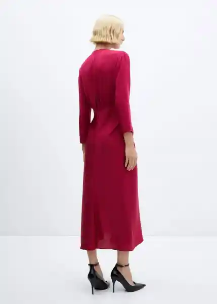 Vestido Fresno4 Fucsia Talla XS Mujer Mango