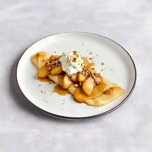 Crepe manzana caramelizada