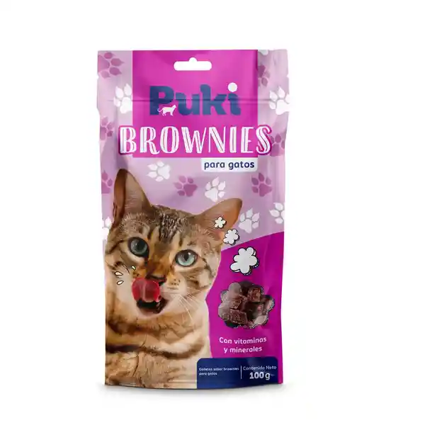 Pukí Galleta Brownie Gatos