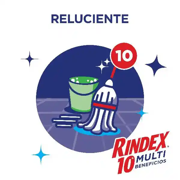 Rindex 10 Multi Beneficios Detergente Multiusos En Polvo 4 Kg