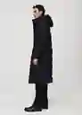 Abrigo Anorak Turino Navy Talla XXL Hombre Mango