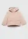 Chaqueta Vega Rosa Talla 71 Niñas Mango