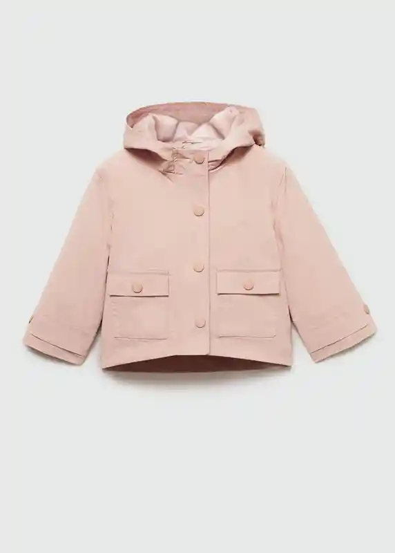 Chaqueta Vega Rosa Talla 71 Niñas Mango