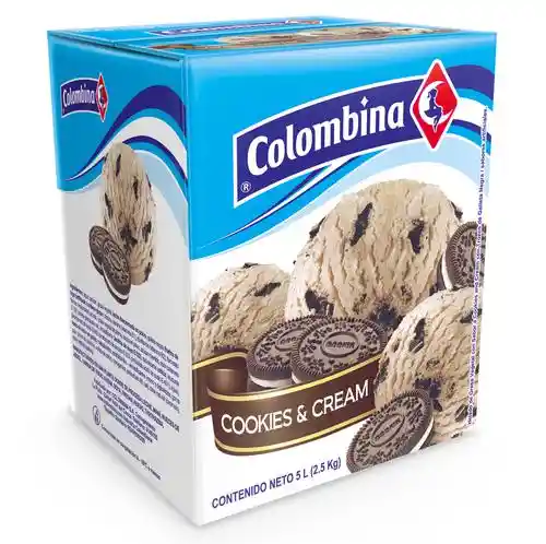 Colombina Helado Sabor Cookies & Cream