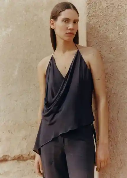 Top Holander Misterio Talla M Mujer Mango