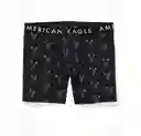 Bóxer Negro Talla Small Hombre American Eagle