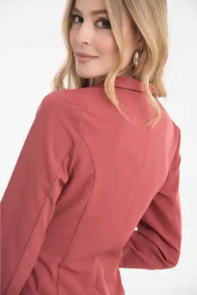 Ragged Chaqueta Opera Color Rojo Carnauba Talla XL