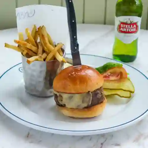 Le Grand Burger y Stella Artois