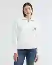 Buzo Snake Sweatshirt Blanco 0 Claro Talla S Mujer Chevignon