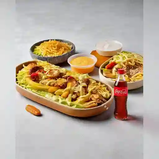 Combo Salchipapa Trifasica + Coca Cola Original 400 ml