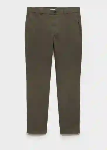 Pantalón Barna Khaki Talla 46 Hombre Mango