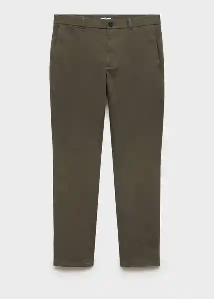 Pantalón Barna Khaki Talla 46 Hombre Mango