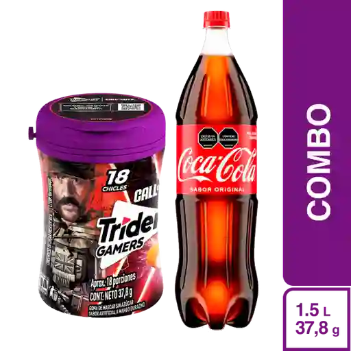 Combo Trident Call of Duty + Coca Cola Sabor Original